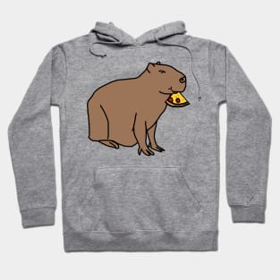 Pizza Slice Capybara Hoodie